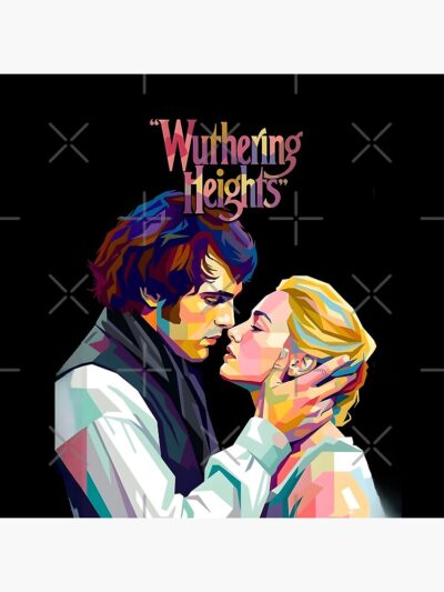 Alternative view of Wuthering Heights Neutral Aesthetic Throw Pillow