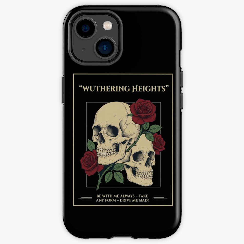 Wuthering Heights Gothic Skull Aesthetic Iphone Case