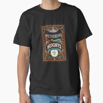 Alternative view of Wuthering Heights Book Cover Art T-shirt