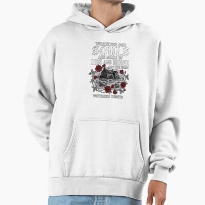 Alternative view of Wuthering Heights “whatever Our Souls Are Made Of” Quote Hoodie