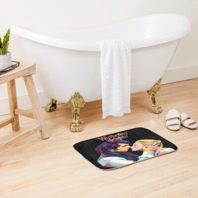 Alternative view of Wuthering Heights Neutral Aesthetic Bath Mat