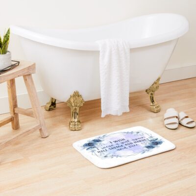 Alternative view of Wuthering Heights Dark Academia Bath Mat