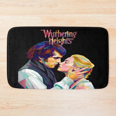 Wuthering Heights Neutral Aesthetic Bath Mat