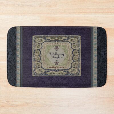 Wuthering Heights Vintage Book Design Bath Mat