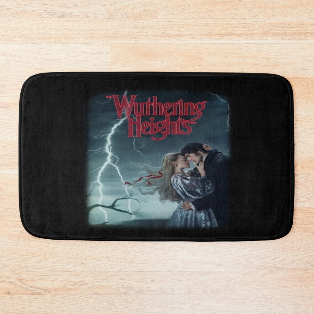 Dark Sky Lightning Gothic Bath Mat
