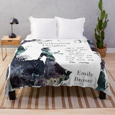 Wuthering Heights Emily Bronte Classic Throw Blanket