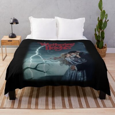 Dark Sky Lightning Gothic Throw Blanket