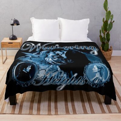 Vintage Romantic Drama Glow Throw Blanket