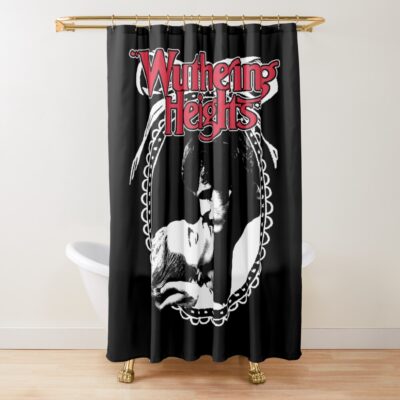 Romantic Silhouette Scene Aesthetic Shower Curtain